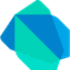 Dart language code logo