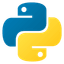 Python language code logo